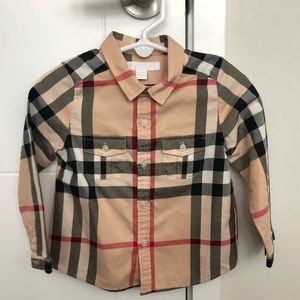 Burberry Children Boys Classic Button Down 18M